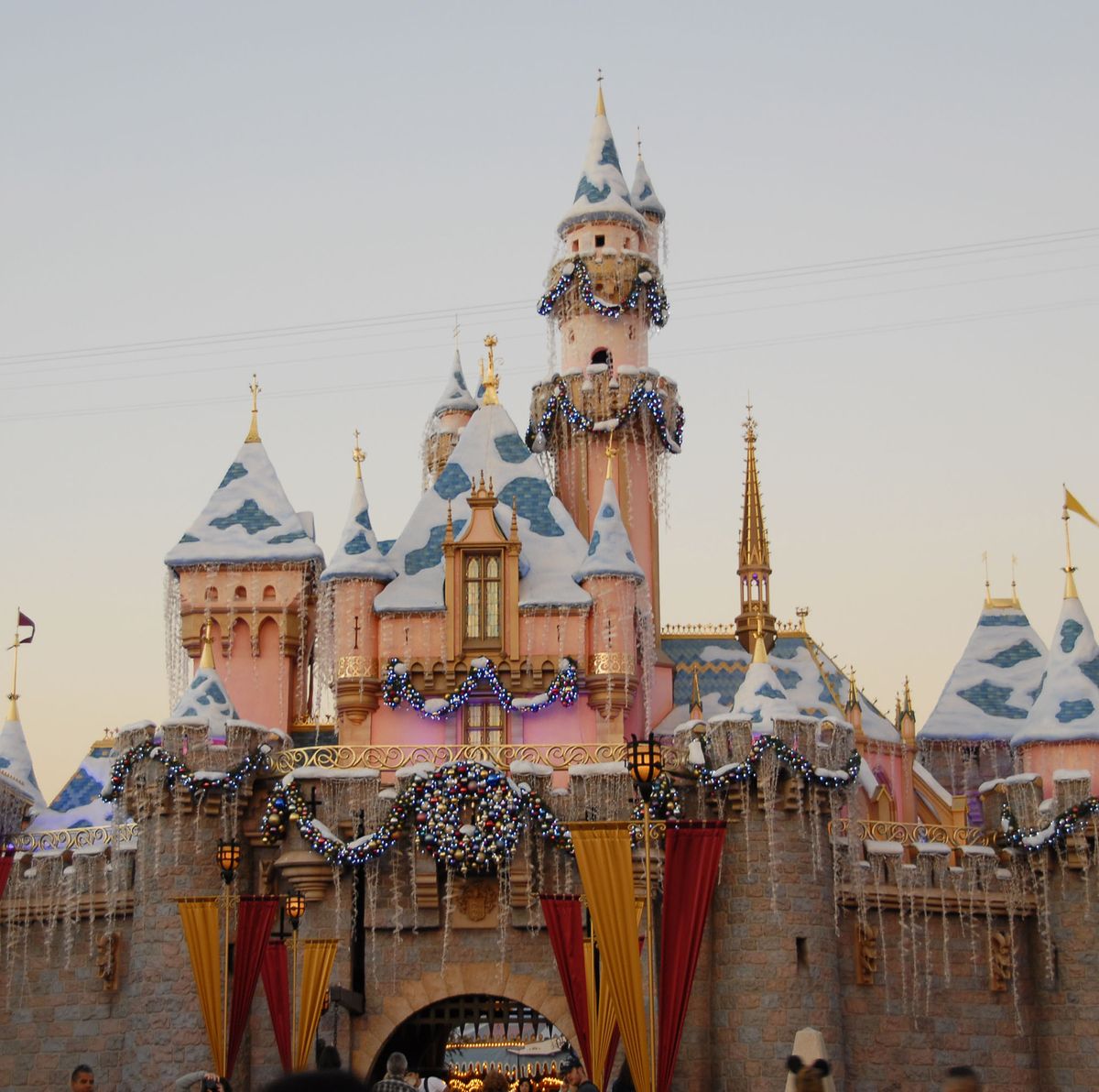 Disneyland Holiday Castle and Fireworks