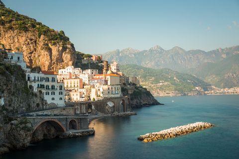 Atrani, Amalfi Coast, Campania, Sorrento, Italy.