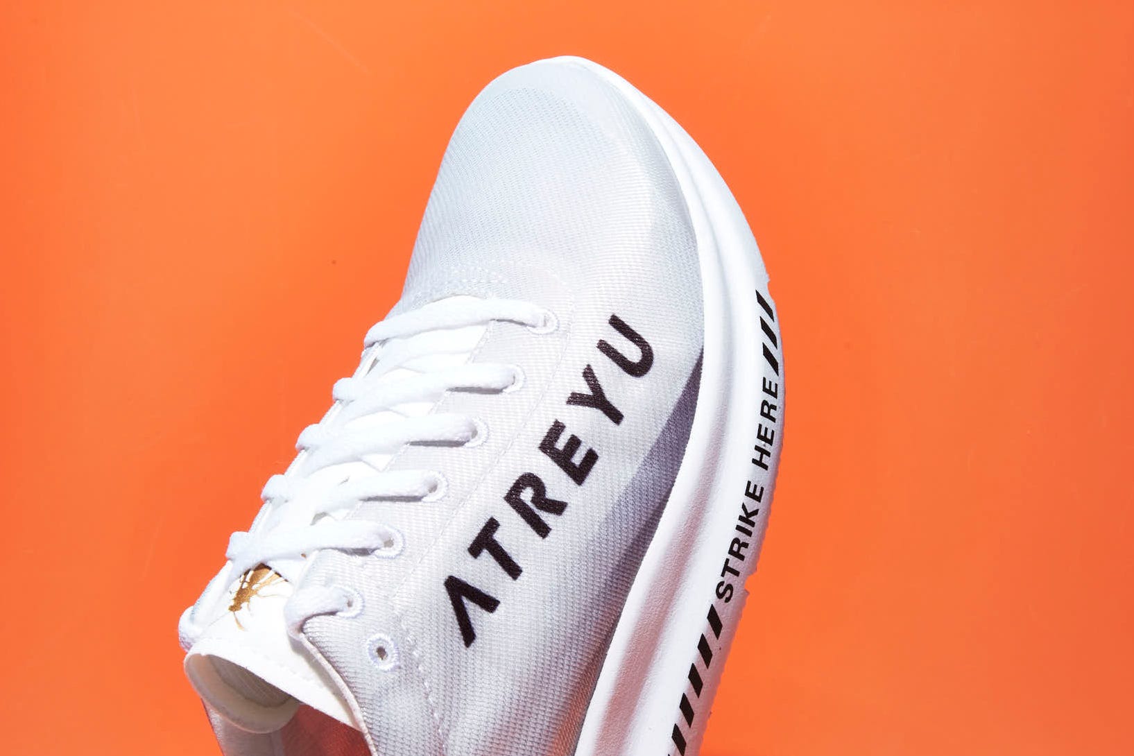 White, Footwear, Shoe, Orange, Sneakers, Sportswear, Athletic shoe, Walking shoe, Plimsoll shoe, Font, 