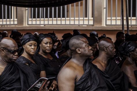 Ashanti funeral in kumasi