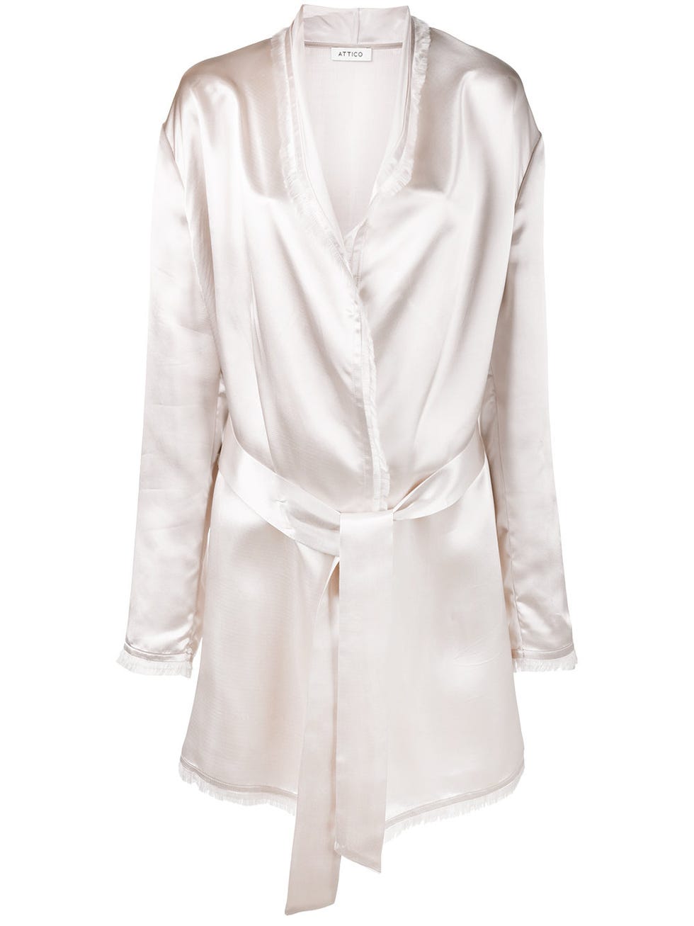 Clothing, White, Outerwear, Sleeve, Robe, Blouse, Neck, Collar, Top, Jacket, 