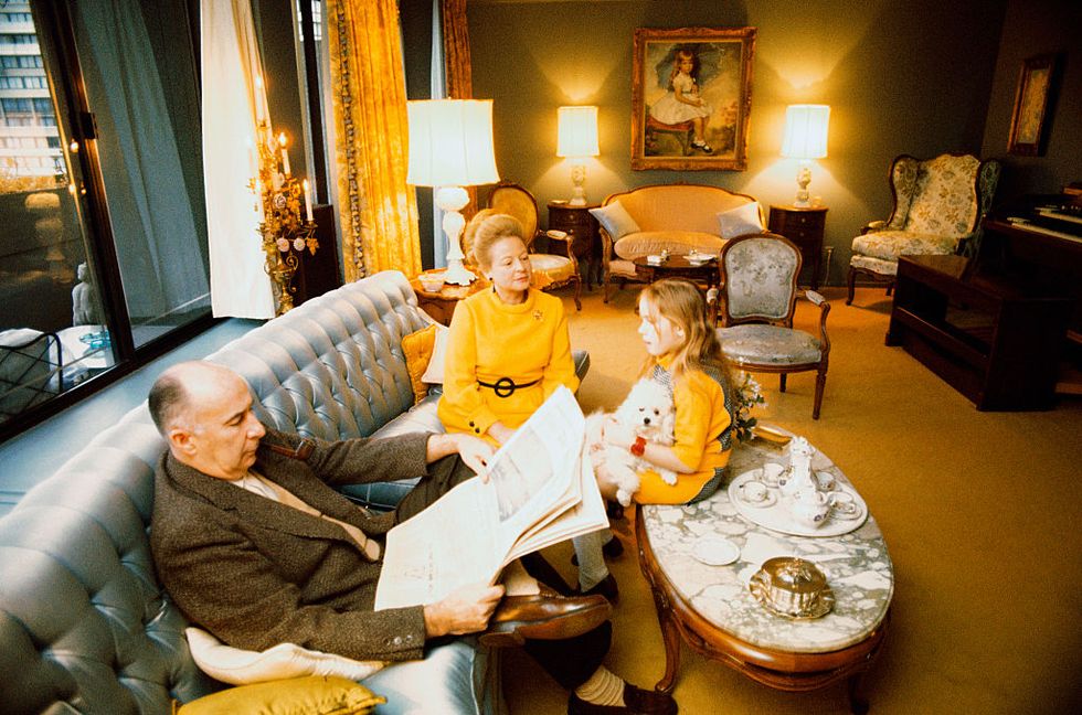 john mitchell with his family at home