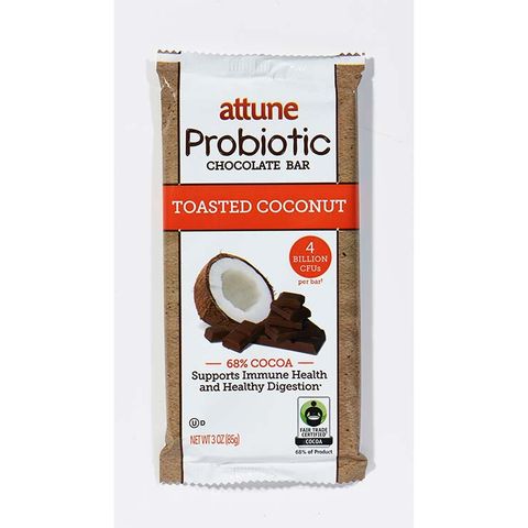 Attune Toasted Coconut Probiotic Chocolate Bar