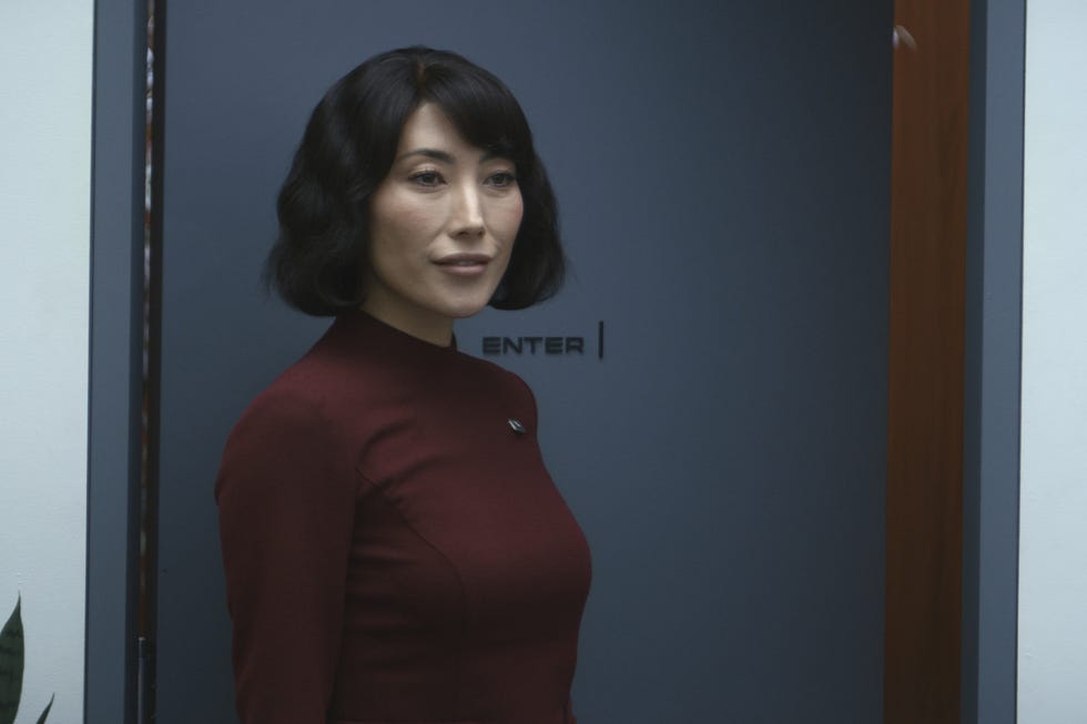 dichen lachman as ms casey in severance