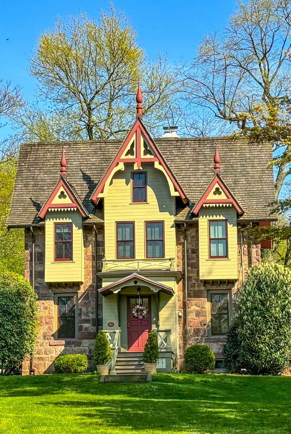 Atwood-Pond House, an historic Gothic Revival house, Tenafly atwood pond house, an historic gothic revival house, tenafly