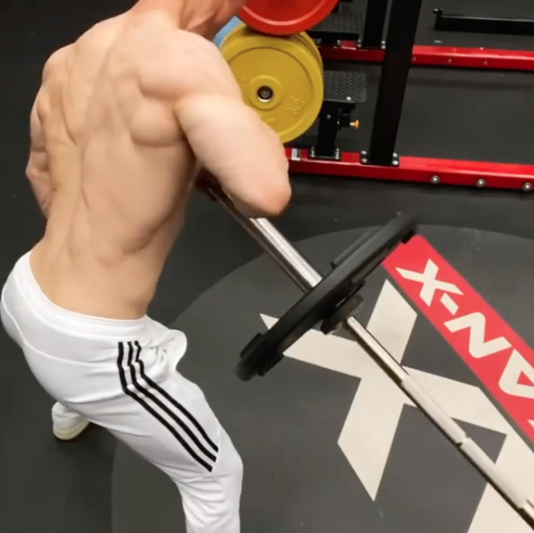 Athlean X Demos a Meadows Row Exercise for a Wider Stronger Back