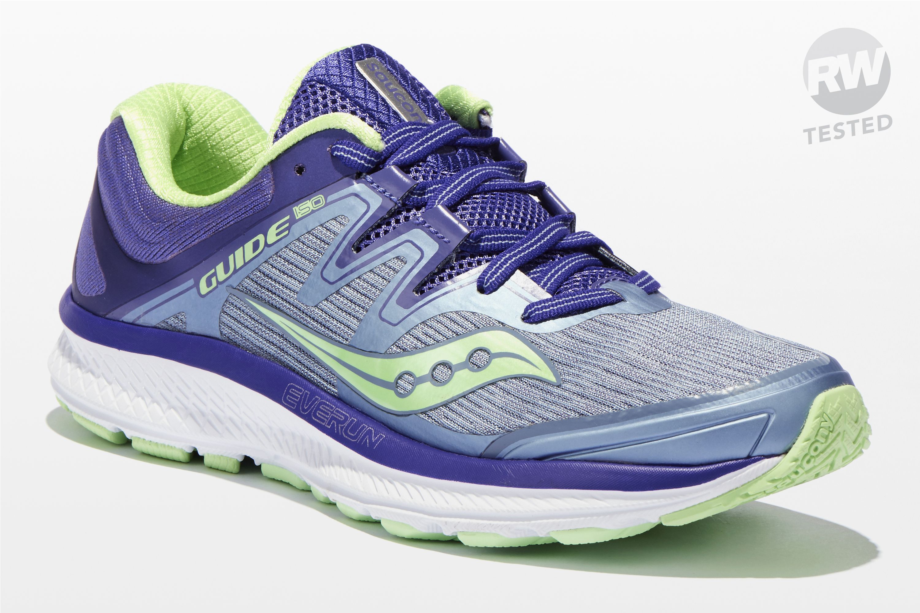 Saucony guide iso outlet denim women's running shoes