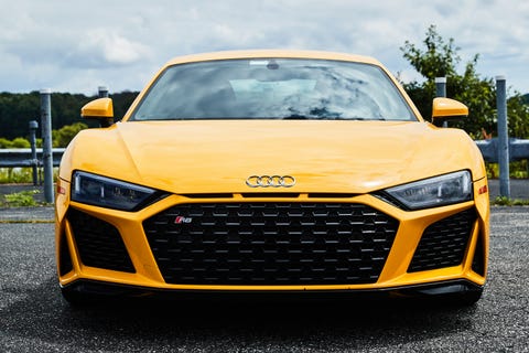 front of audi r8