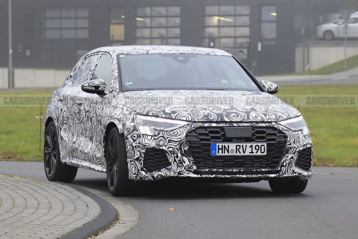 NextGen Audi RS3 Sportback Spied Warming Up on European Roads