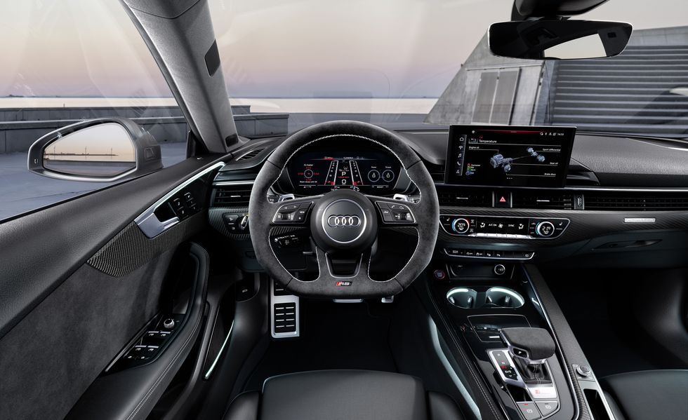 audi rs5 sportback with competition package interior