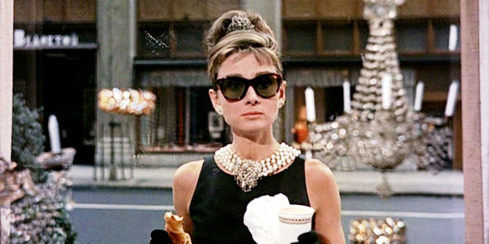 Audrey Hepburn as Holly Golightly in Breakfast at Tiffany's
