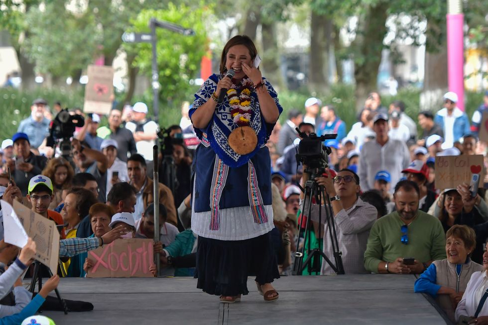 Xóchitl Gálvez, candidata indígena a senadora en México