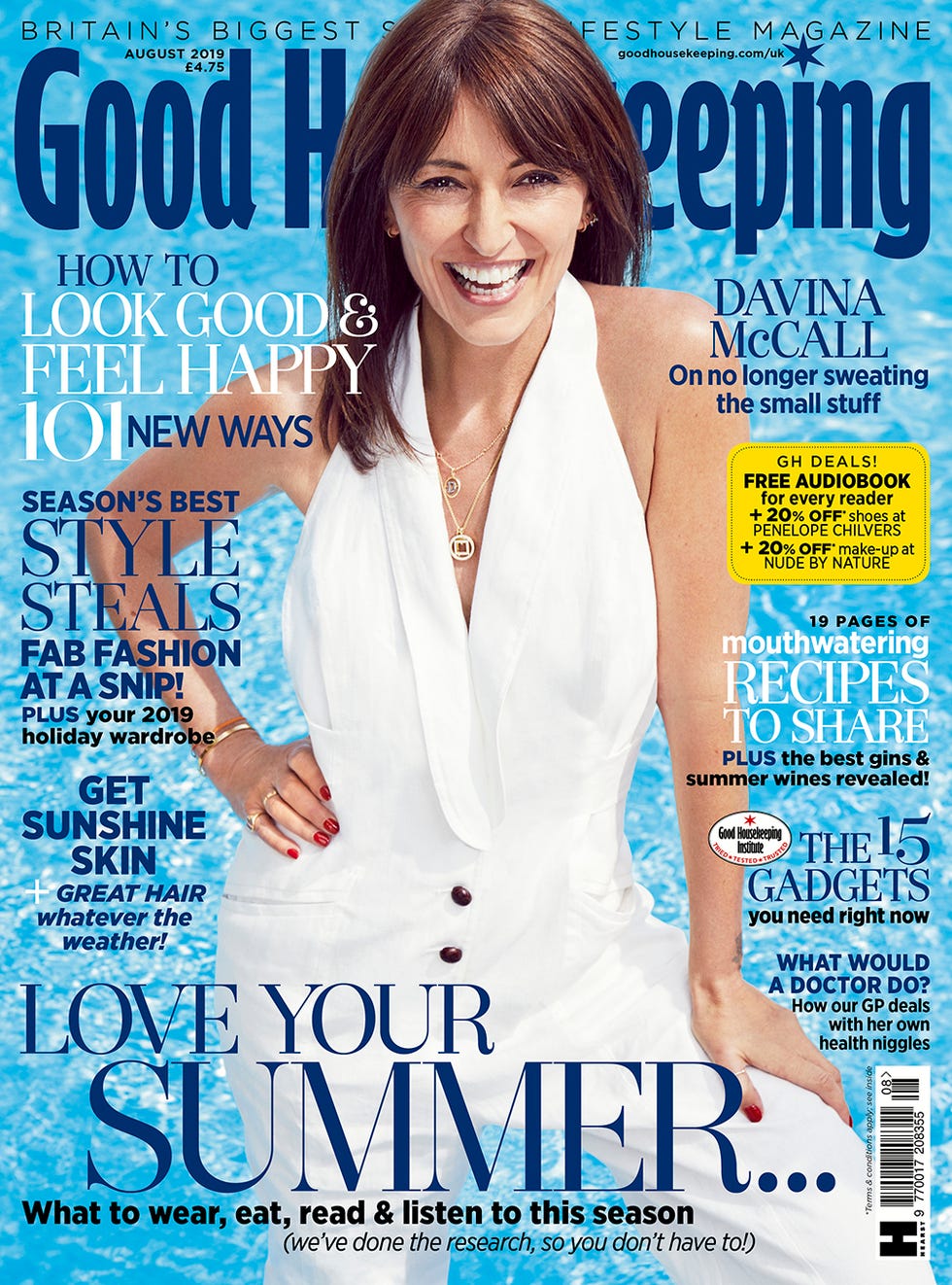 Good Housekeeping August 2019 cover