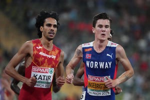 mohamed katir y jakob ingebrigtsen