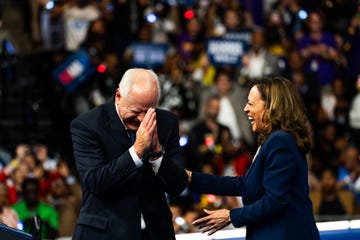 vp kamala harris campaign democratic vice presidential nominee minnesota governor tim walz