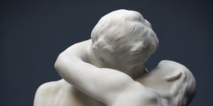 Auguste Rodin (1840-1917). The Kiss. Marble (1901-03).(C. 1884).