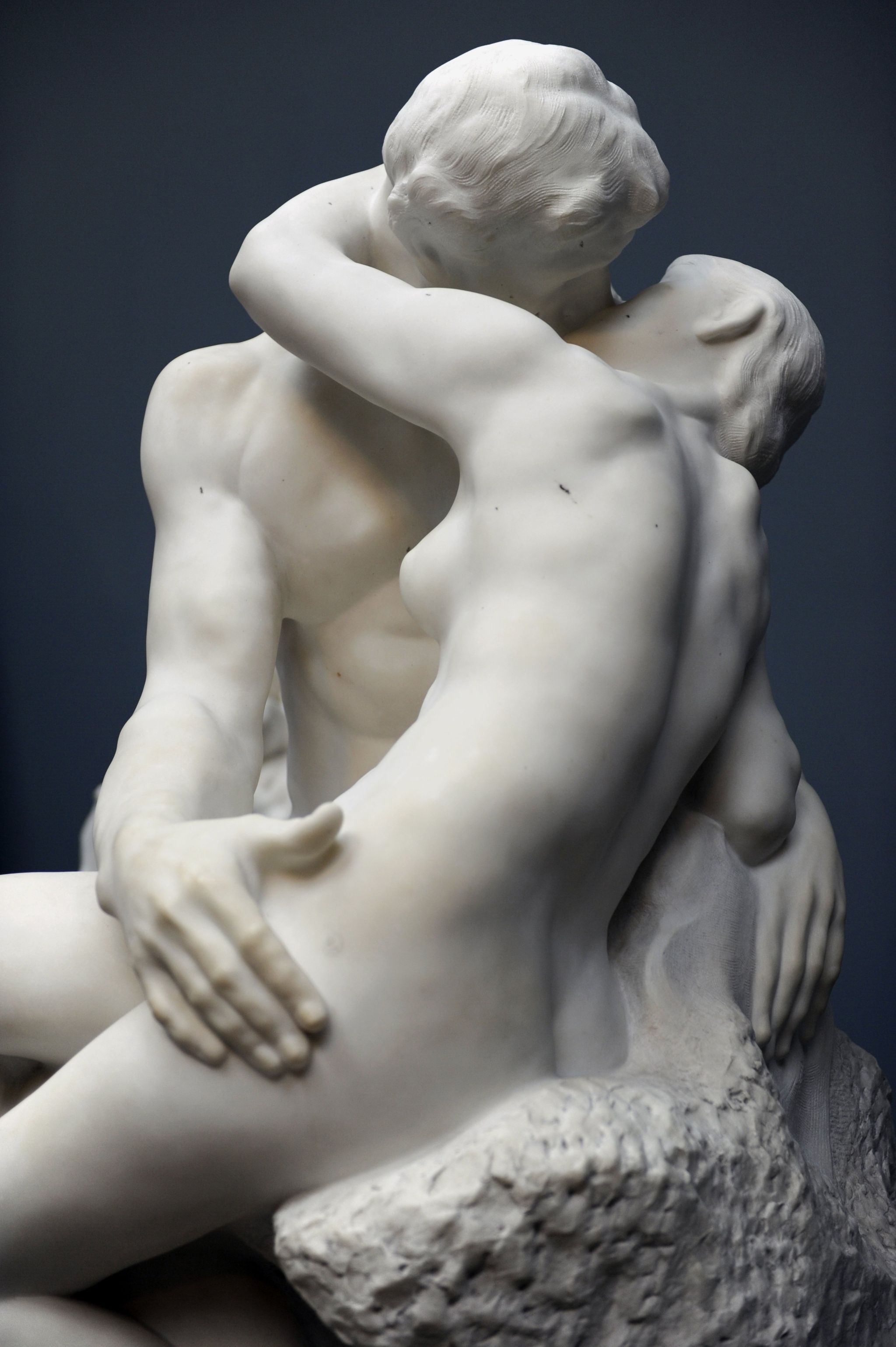Auguste Rodin (1840-1917). The Kiss. Marble (1901-03).(C. 1884).