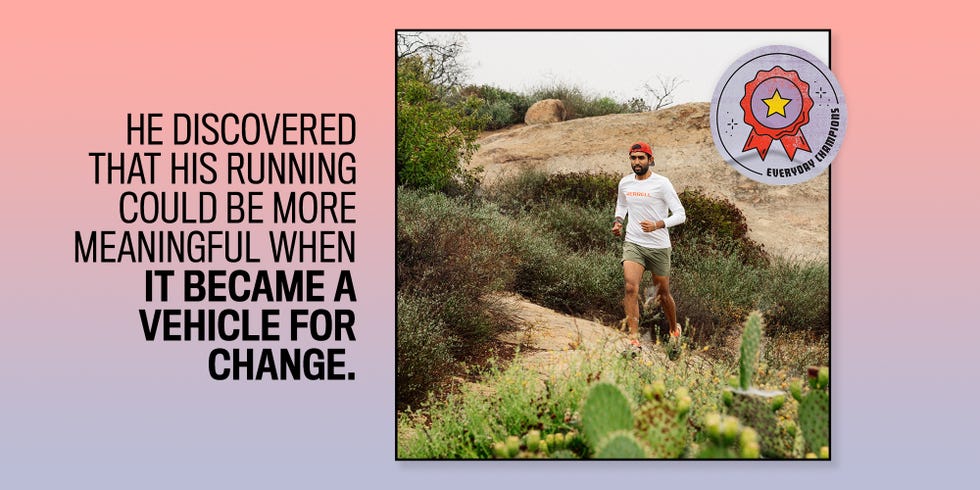 aum gandhi, he discovered that his running could be more meaningful when it became a vehicle for change