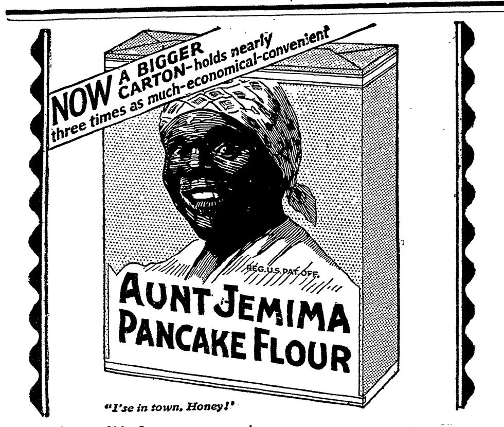 aunt jemima ad newspaper 1923