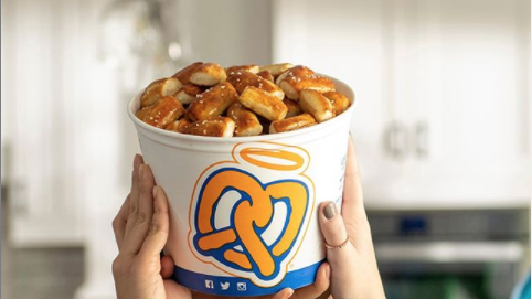 preview for Auntie Anne's Pretzels Are Twisted On The Spot