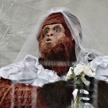 aunty ape in wedding gear again 2
