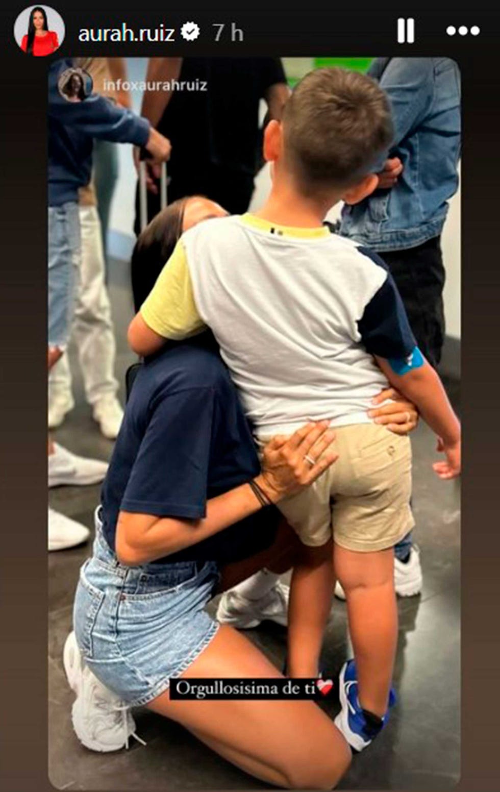 aurah ruiz con su familia tras superviviente 2024