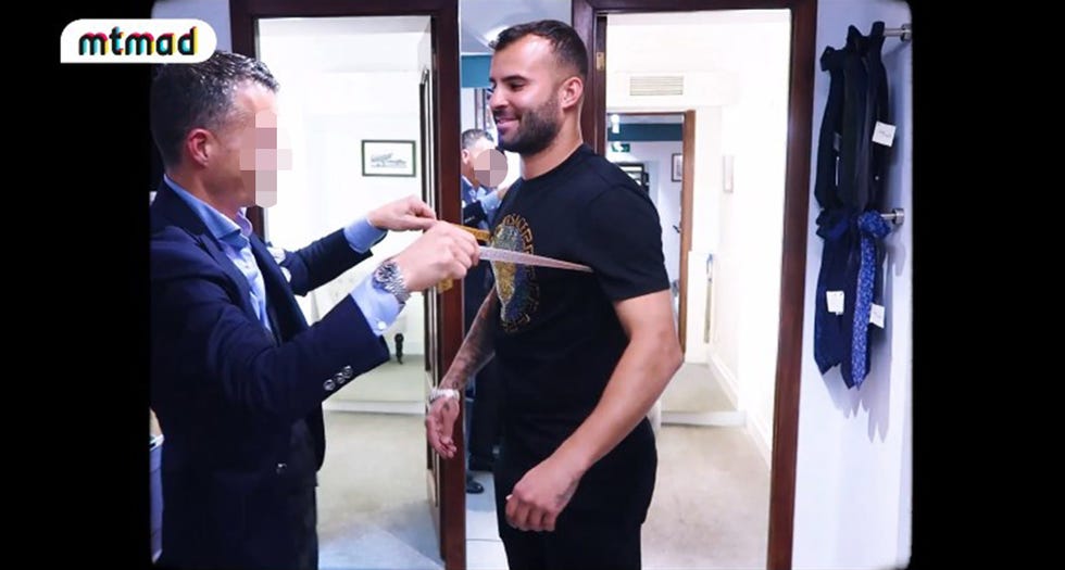 jesé rodríguez ya tiene traje de novio para su boda con aurah ruiz