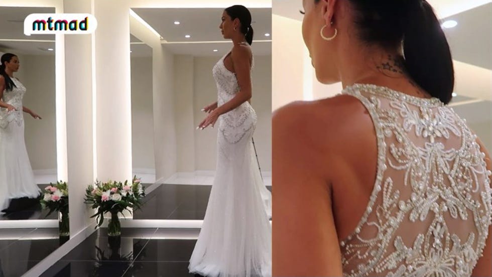 aurah ruiz se prueba los primeros vestidos para su boda con jesé rodríguez