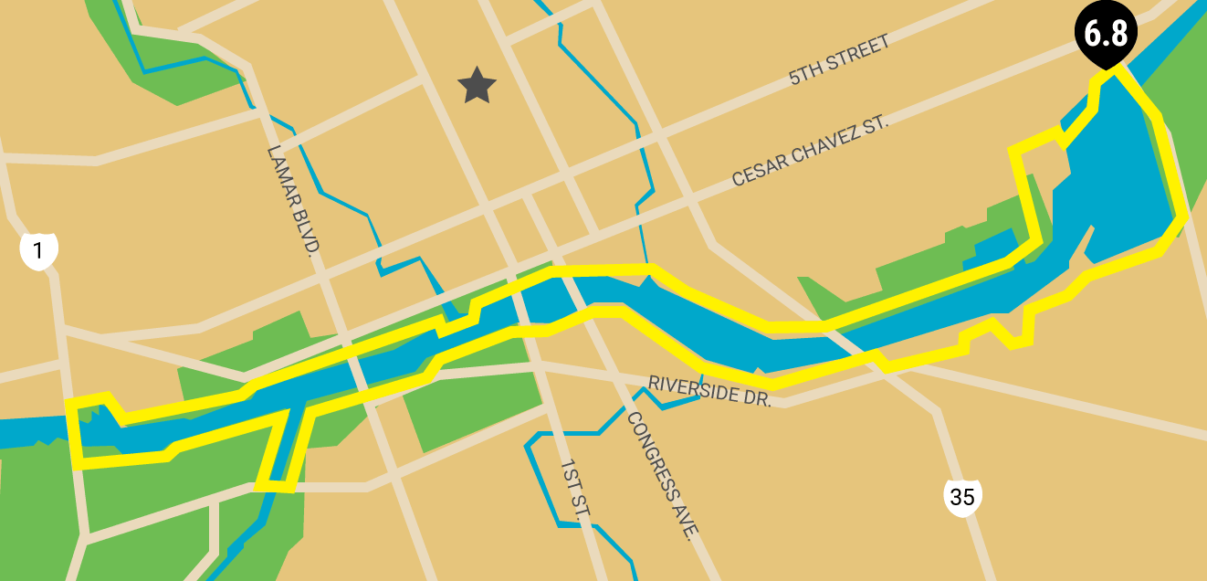 austin running map