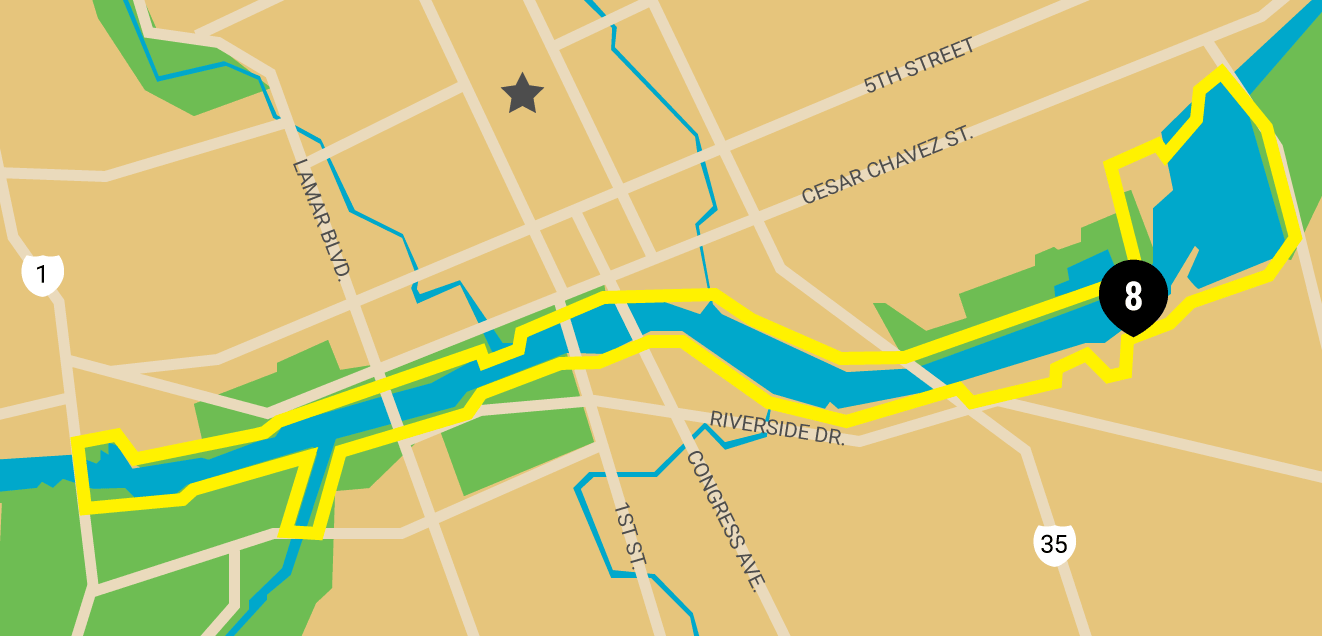 austin running map
