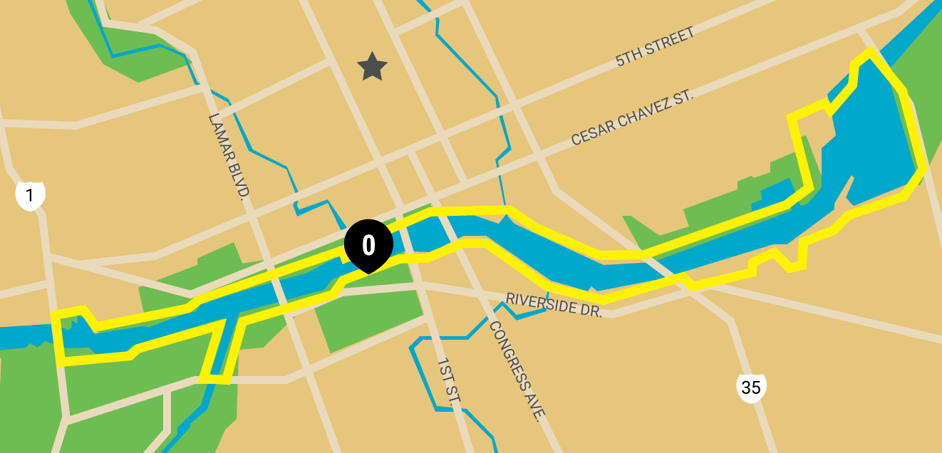 austin running map
