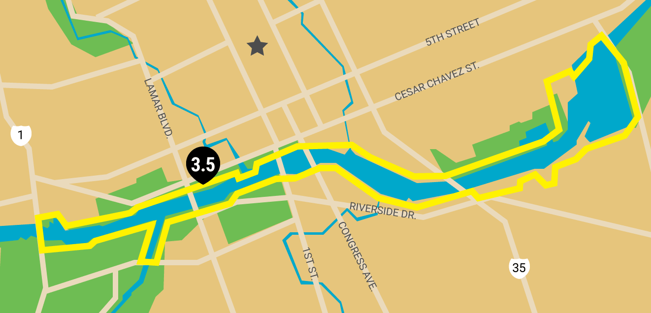 austin running map