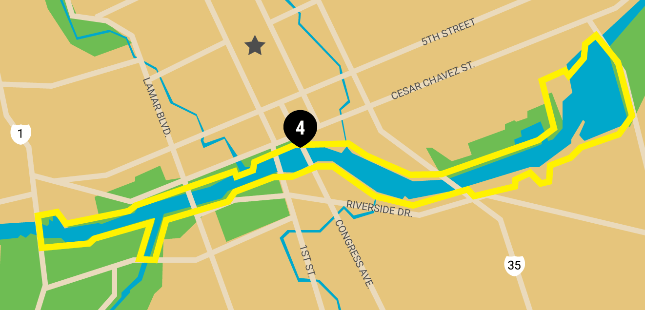 austin running map