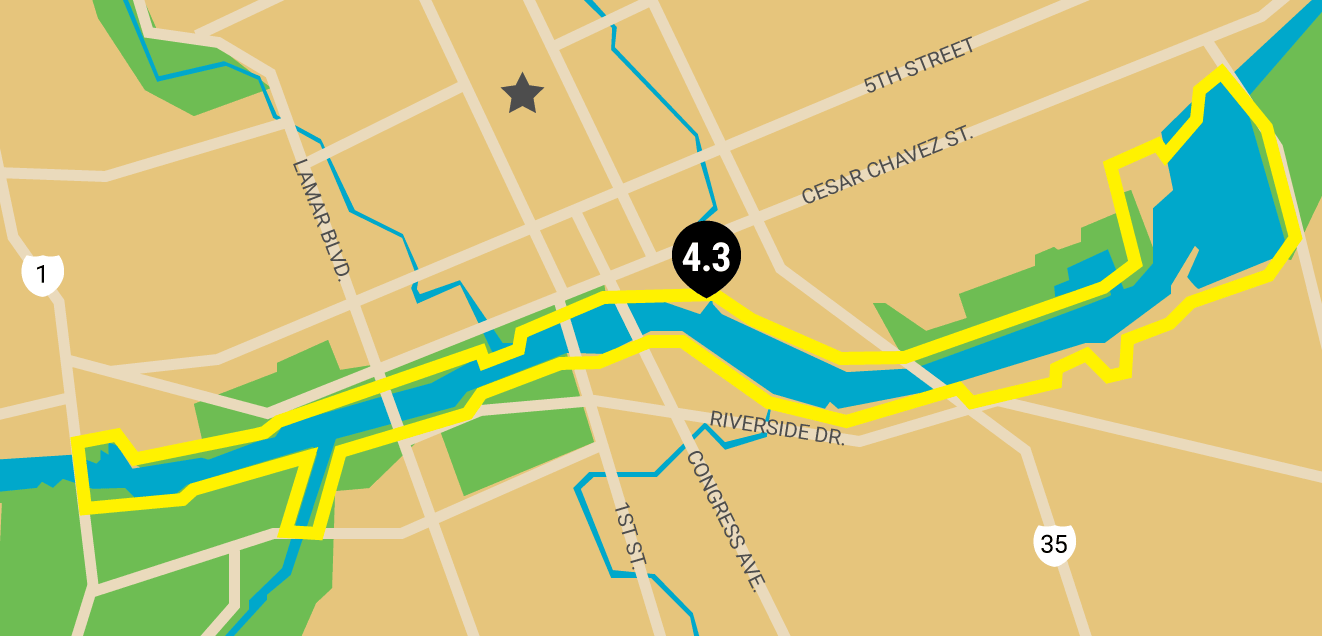 austin running map