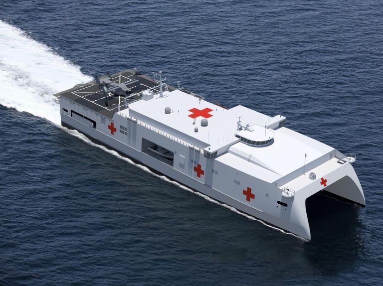 austal usa rendering of new navy hospital ship bethesda
