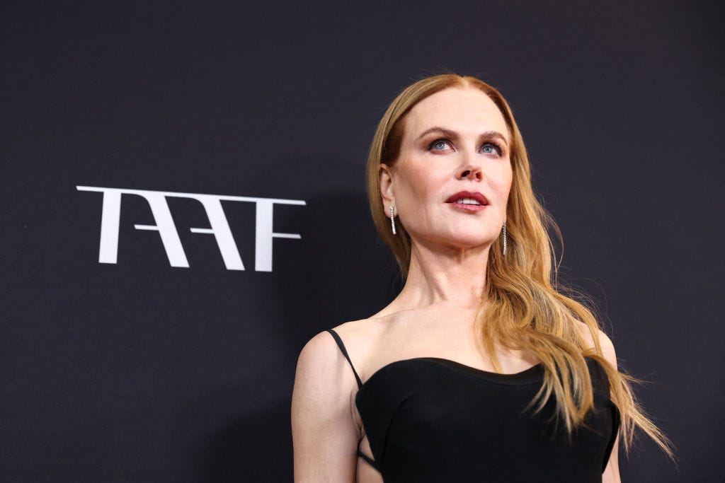 Nicole Kidman Looks Incredible in a Backless Little Black Dress