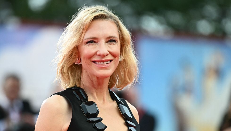 cate blanchett boho blonde bob
