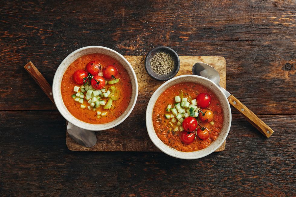 authentic gazpacｏ spanish cold tomato soup