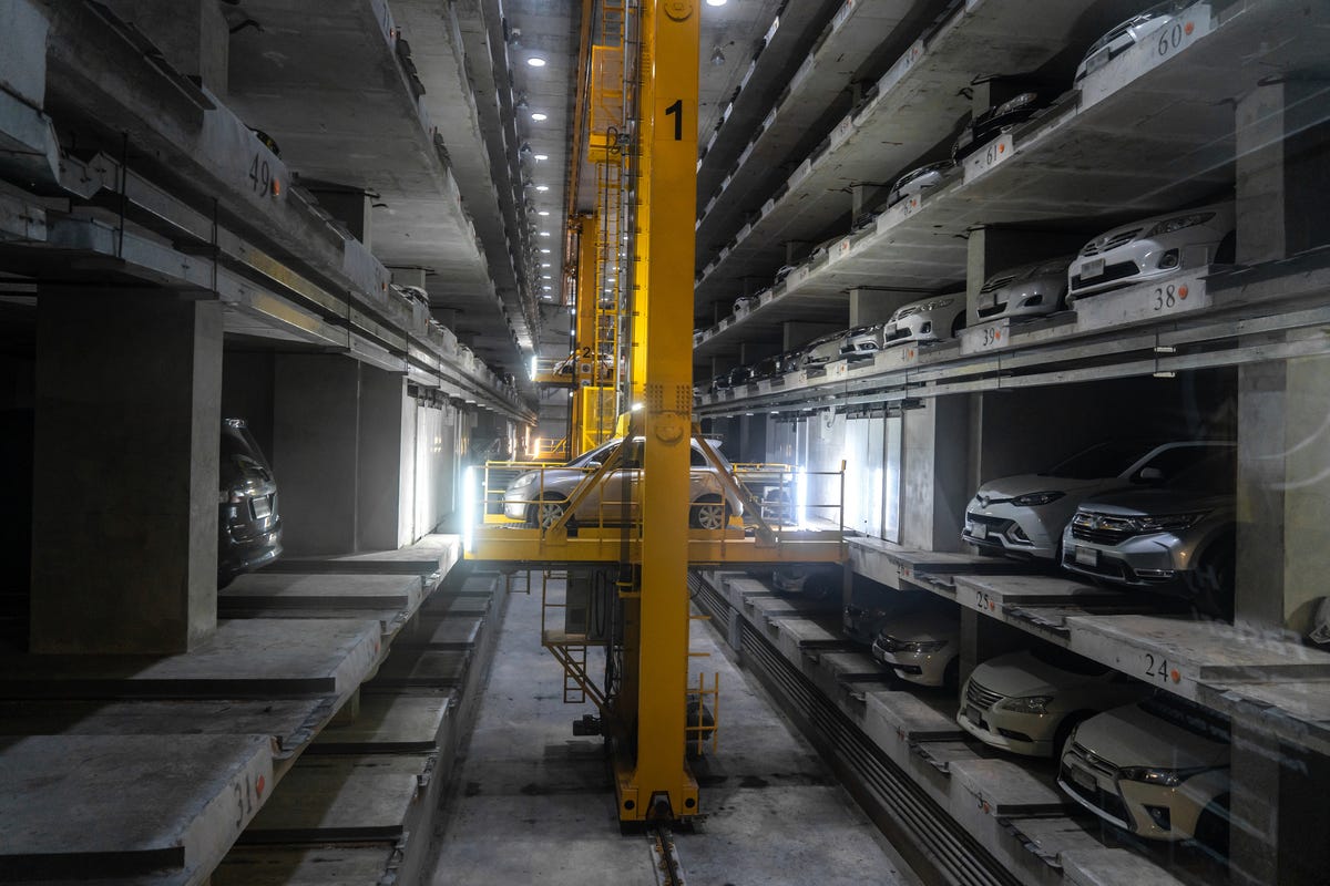 Hidden Like Secret Bases – Automated Multistory Parking Facilities