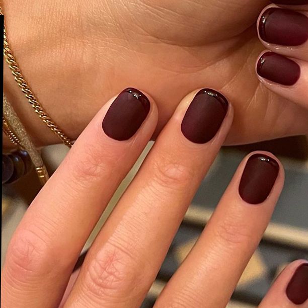 10 of the chicest dark red nail designs to wear this autumn