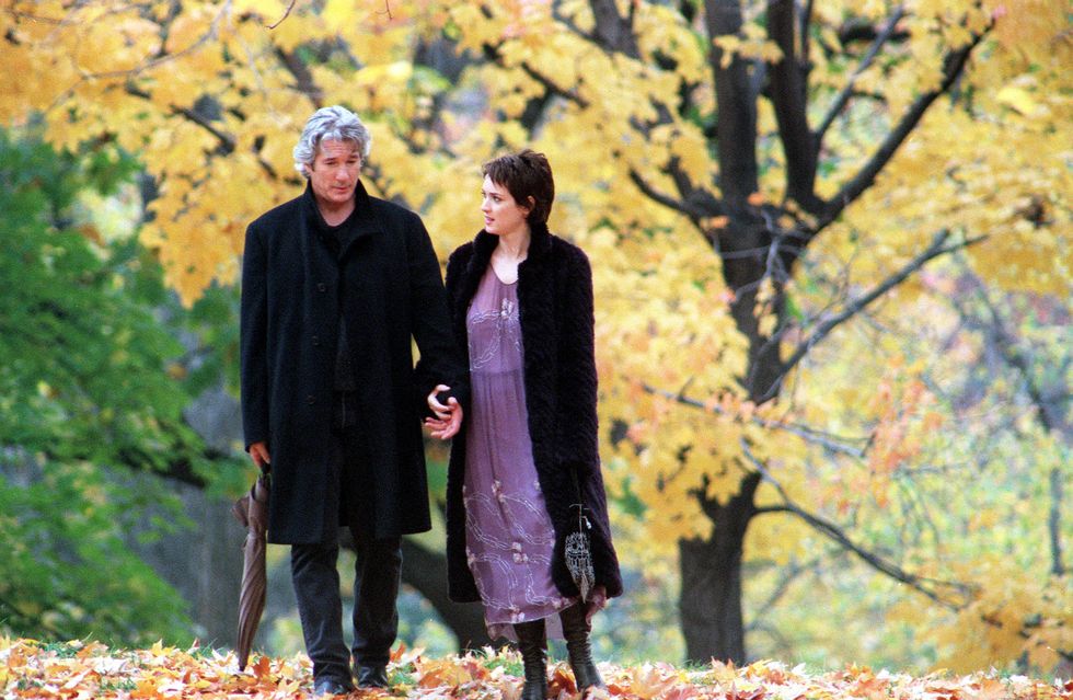 Winona Ryder And Richard Gere Film Autumn In New York