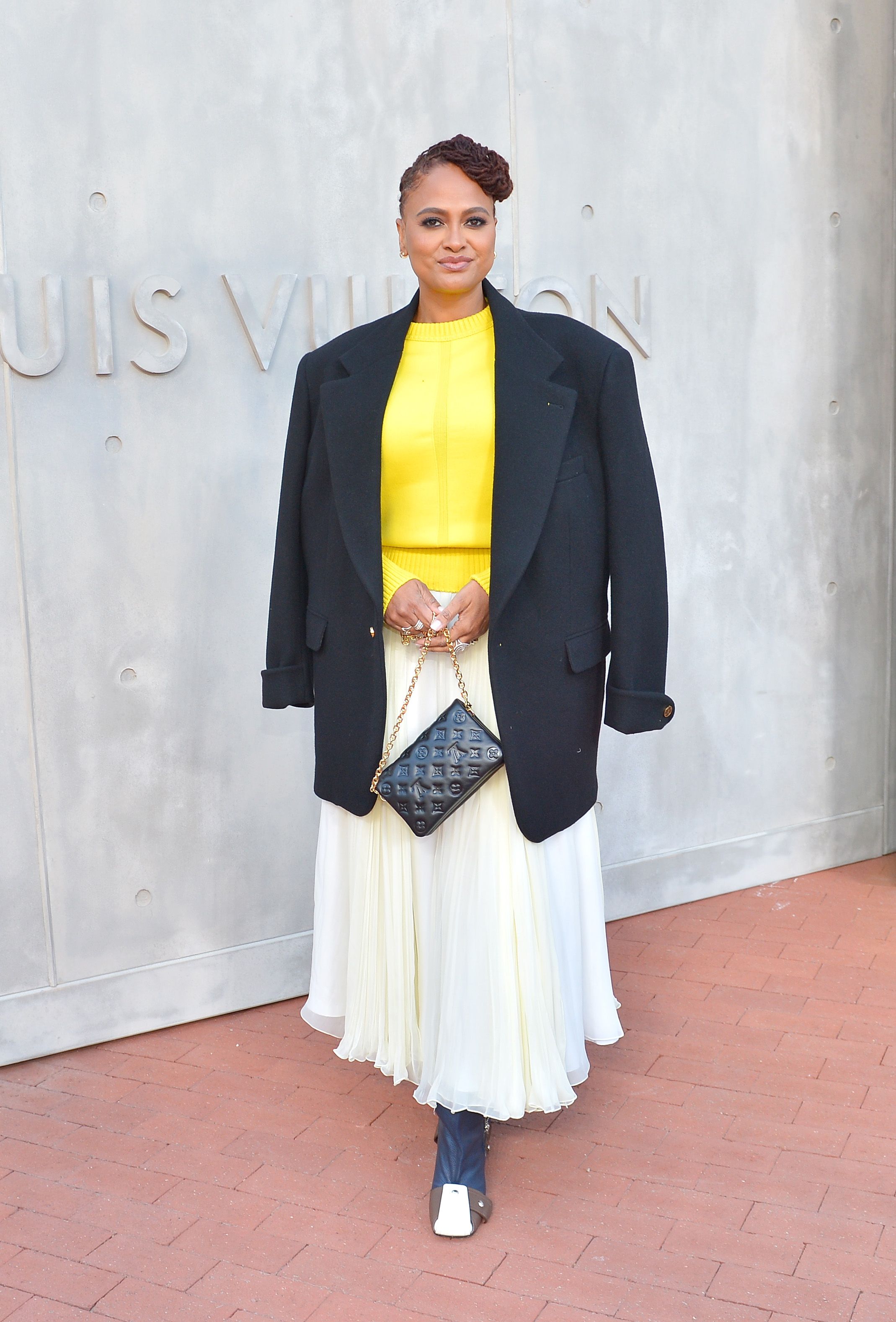 Ava DuVernay Serves Louis Vuitton Street Style at Paris Fashion