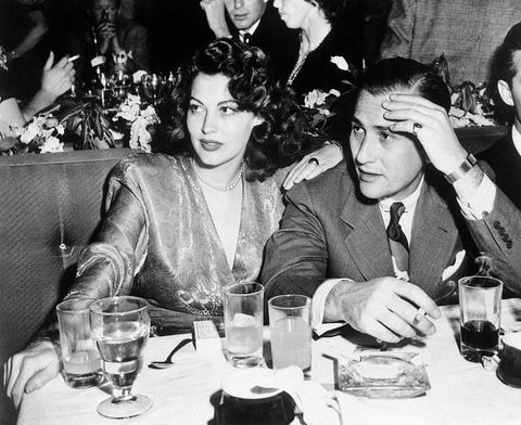 Ava Gardner et Artie Shaw à Hollywood en 1945