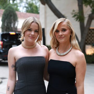 reese witherspoon and daughter ava phillippe wear strapless gowns to the tiffany co celebrates the launch of blue book 2024