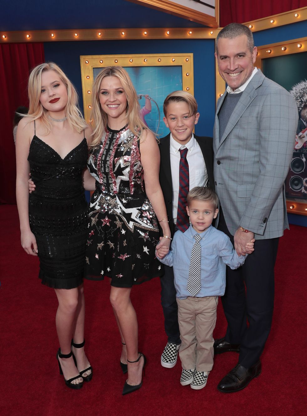 premiere of universal pictures' "sing" red carpet