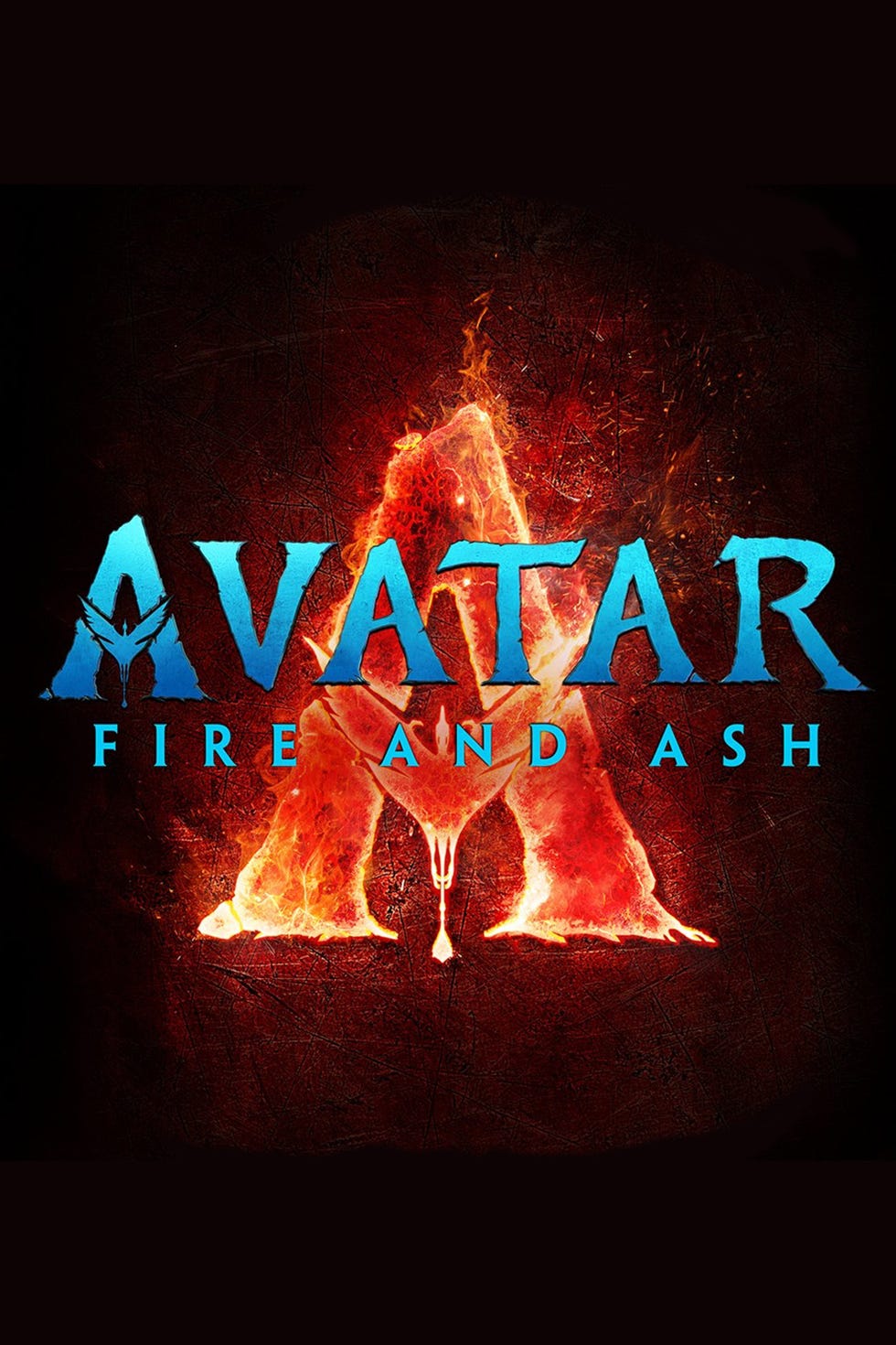 logo for avatar fire and ash featuring stylized text and fiery elements