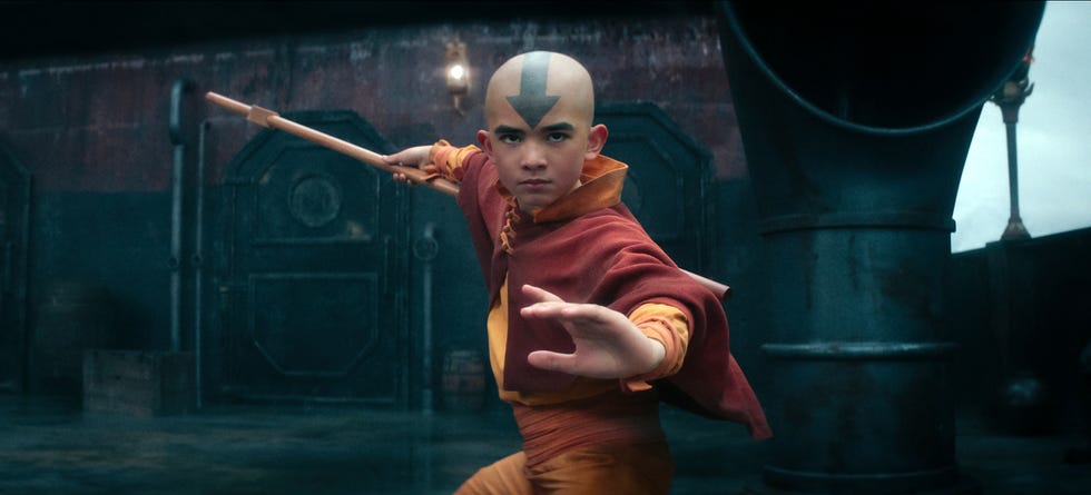 avatar the last airbender gordon cormier as aang in season 1 of avatar the last airbender cr courtesy of netflix