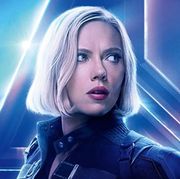 Face, Cg artwork, Beauty, Nose, Blond, Electric blue, Music artist, Photography, Space, Fictional character, 