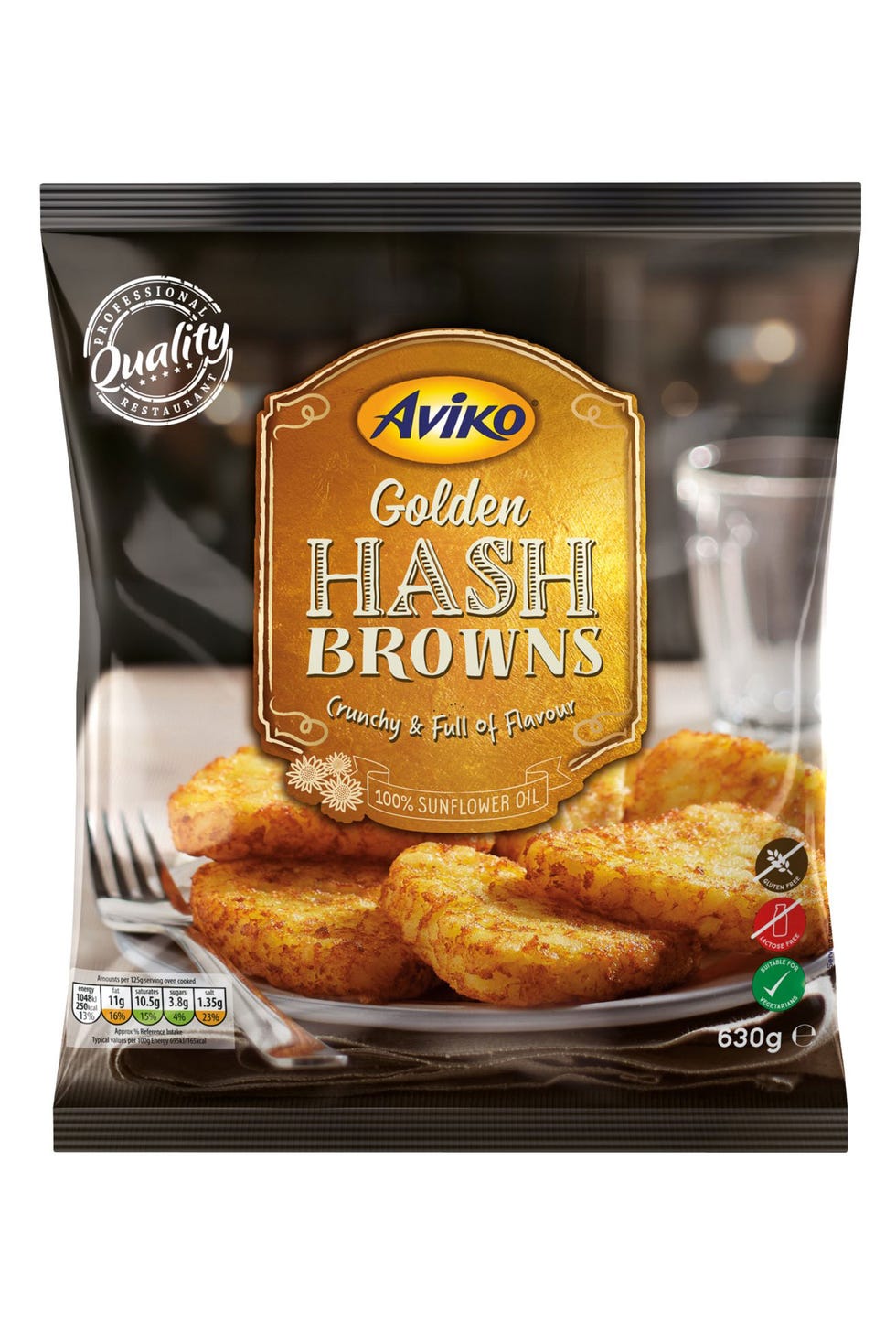 Hash Browns, Lightly Seasoned & Golden Brown