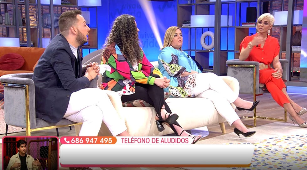 avilés increpa a ana maría aldón en viva la vida
